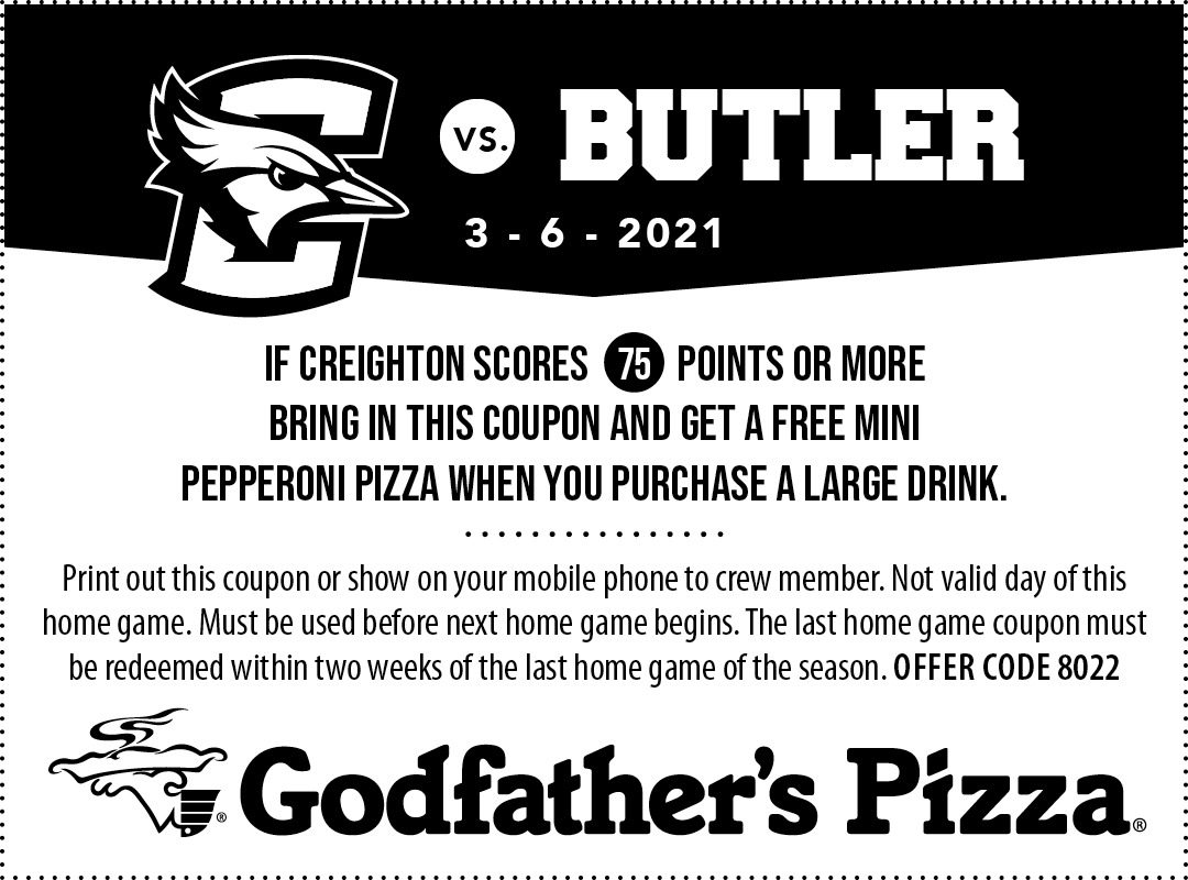 Creighton Basketball Promo Godfather s Pizza
