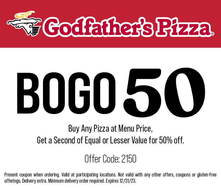 Coupons  Godfather's Pizza