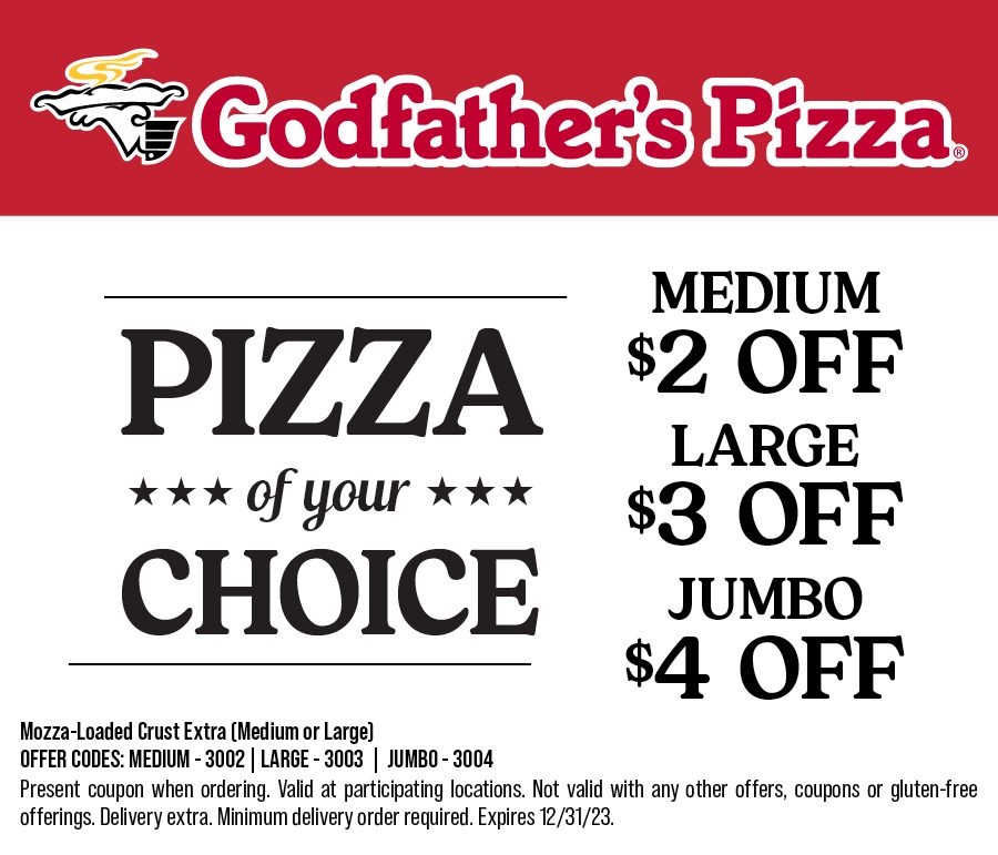 Godfather’s Pizza Topeka, KS Godfather's Pizza